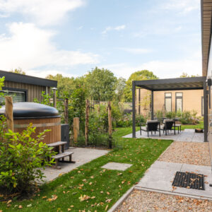 Wellness lodge met terras in de natuur Vanaf €181.52