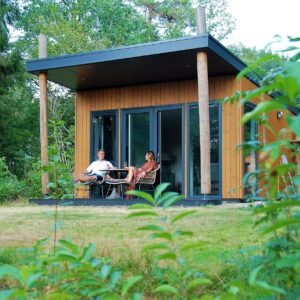 Chalet voor 2 in het bos met hottub en sauna Vanaf €143.65