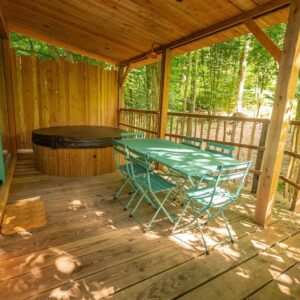 Boomhut (4p) met hottub in de Ardennen Vanaf €297