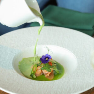 6-Gangen Rising Star menu bij Nomad aan het IJ in Amsterdam €72,-