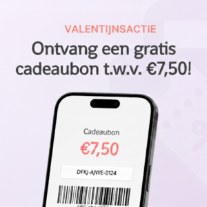 Cadeaubon t.w.v.€ 7,50 €7.5,-