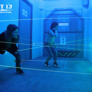 1,5 uur Lazer Maze + friet bij Unit 13 €18.50