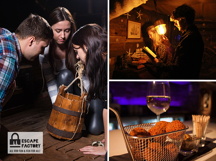 Escaperoom + portie bitterballen bij Escape Factory (3-4 personen) €84.50