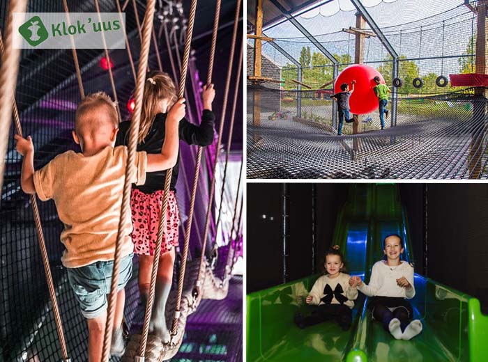 Entreeticket binnen- en buitenspeeltuin Klok'uus €6.95