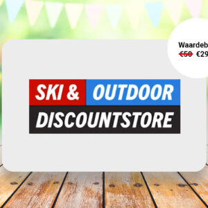Waardebon t.w.v. €50 te besteden bij Ski & Outdoor Discountstore €29.50