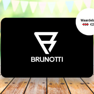 Waardebon t.w.v. €50 te besteden bij Brunotti €25.00