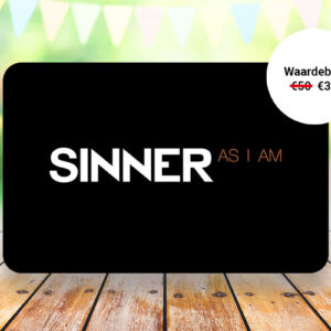 Waardebon t.w.v. €50 te besteden bij SINNER €27.50