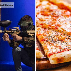 1 uur paintball + 300 reballs + pizza bij Paintball Emmen €23.00