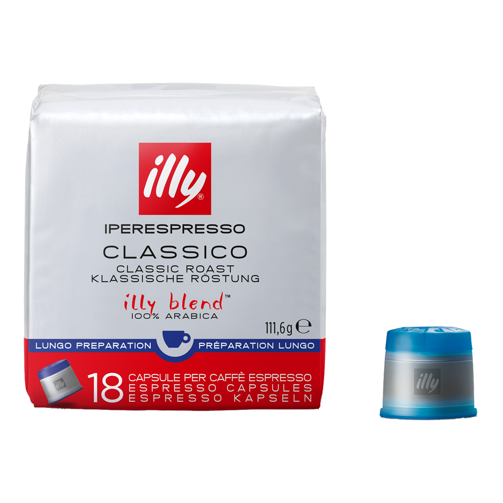 illy Classico Lungo - 18 Iperespresso-capsules €7.19